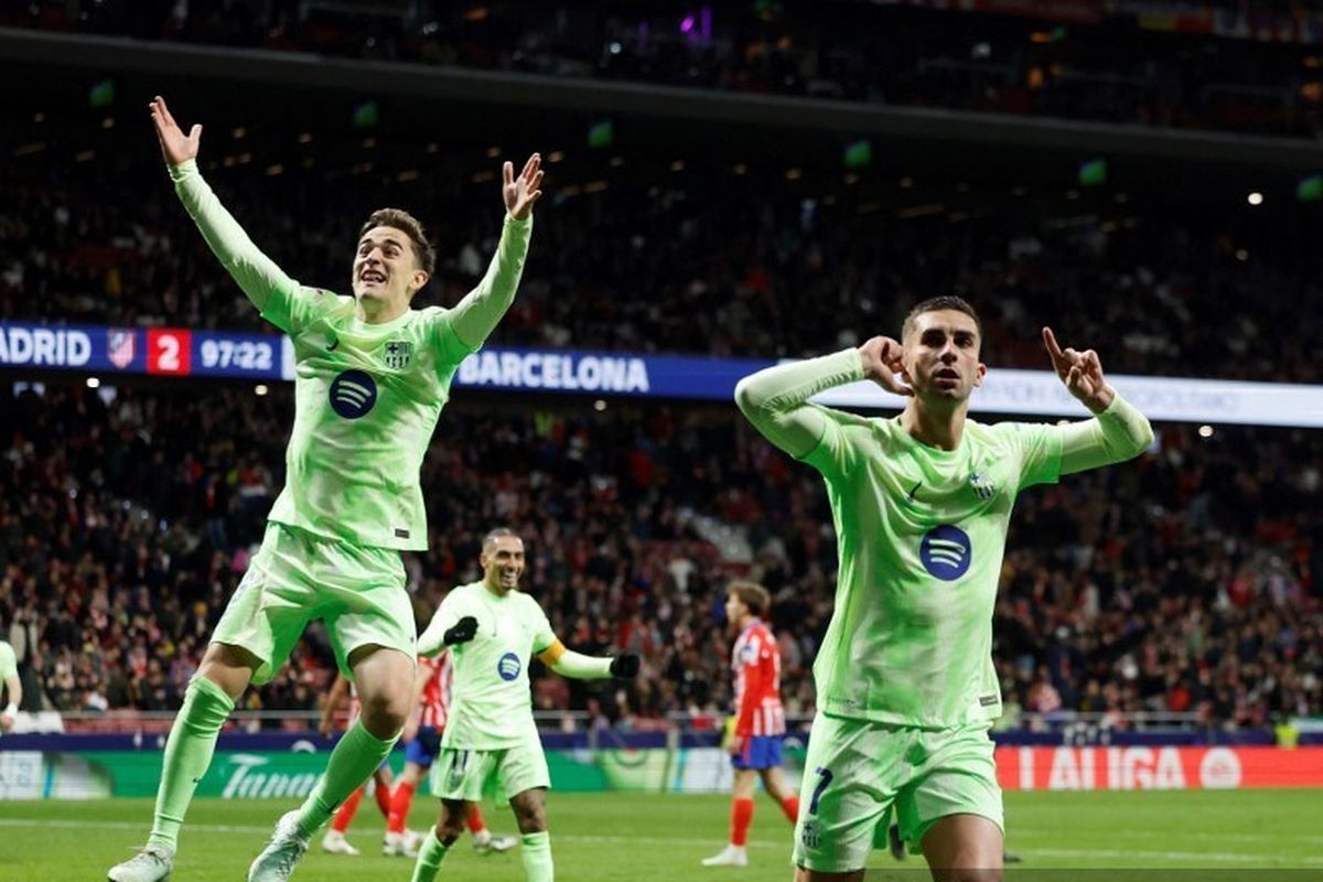 Barcelona Balikkan Keadaan, Menang 4-2 di Markas Atletico Madrid