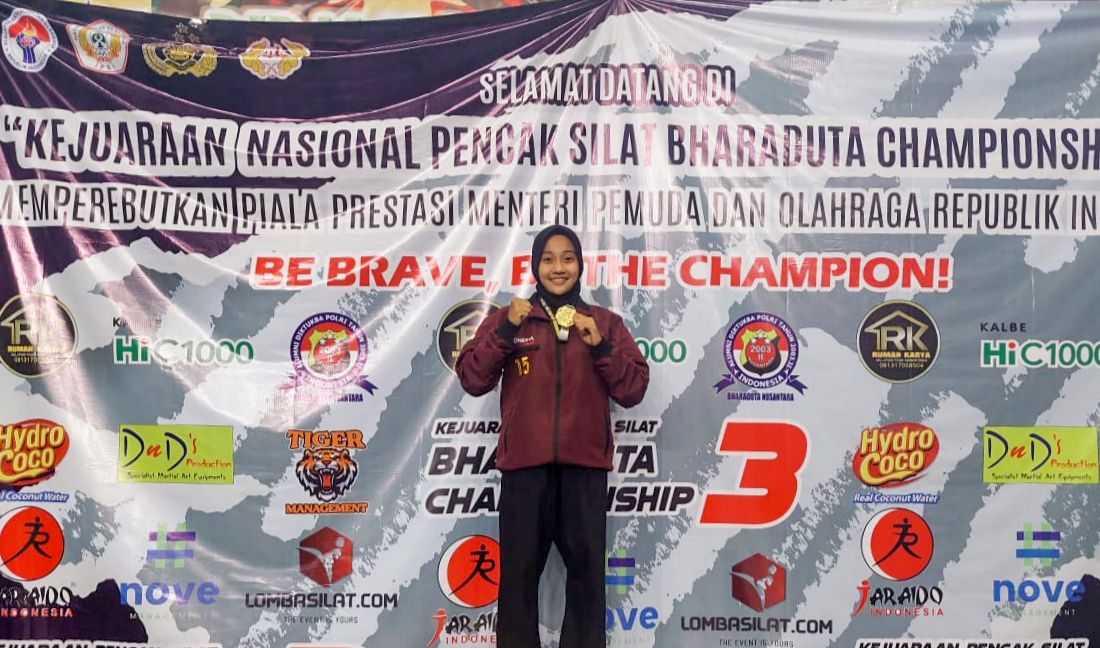 Mahasiswi Universitas Teknokrat Indonesia (UTI) Natasya Ayu Ramadhani Raih Prestasi Gemilang di Olahraga Pencak Silat