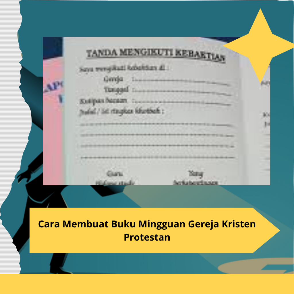 Cara Membuat Buku Mingguan Gereja Kristen Protestan