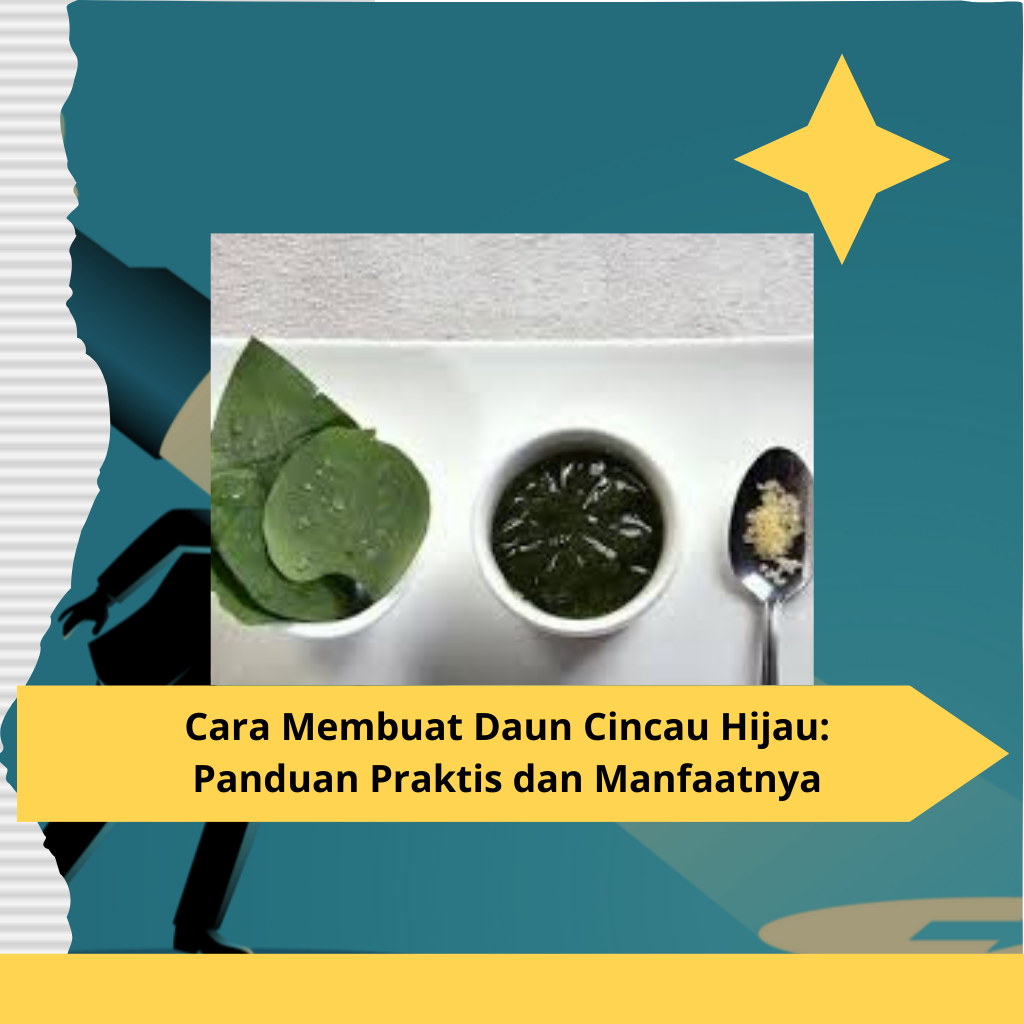 Cara Membuat Daun Cincau Hijau Panduan Praktis dan Manfaatnya