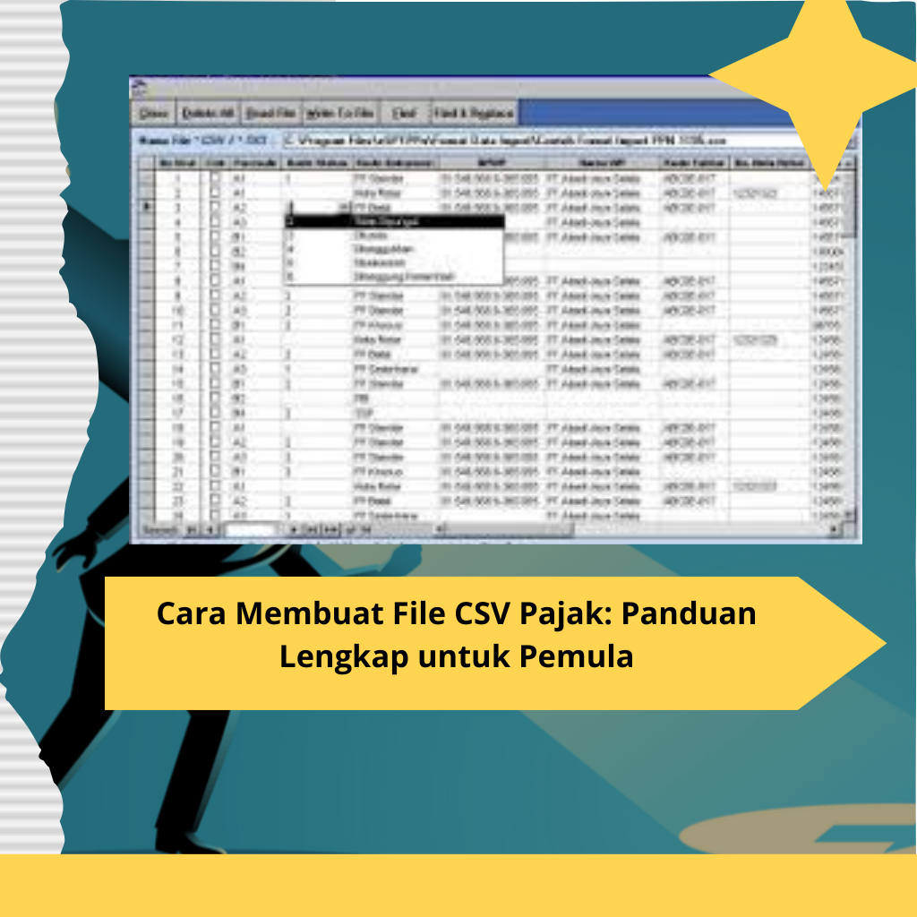Cara Membuat File CSV Pajak Panduan Lengkap untuk Pemula
