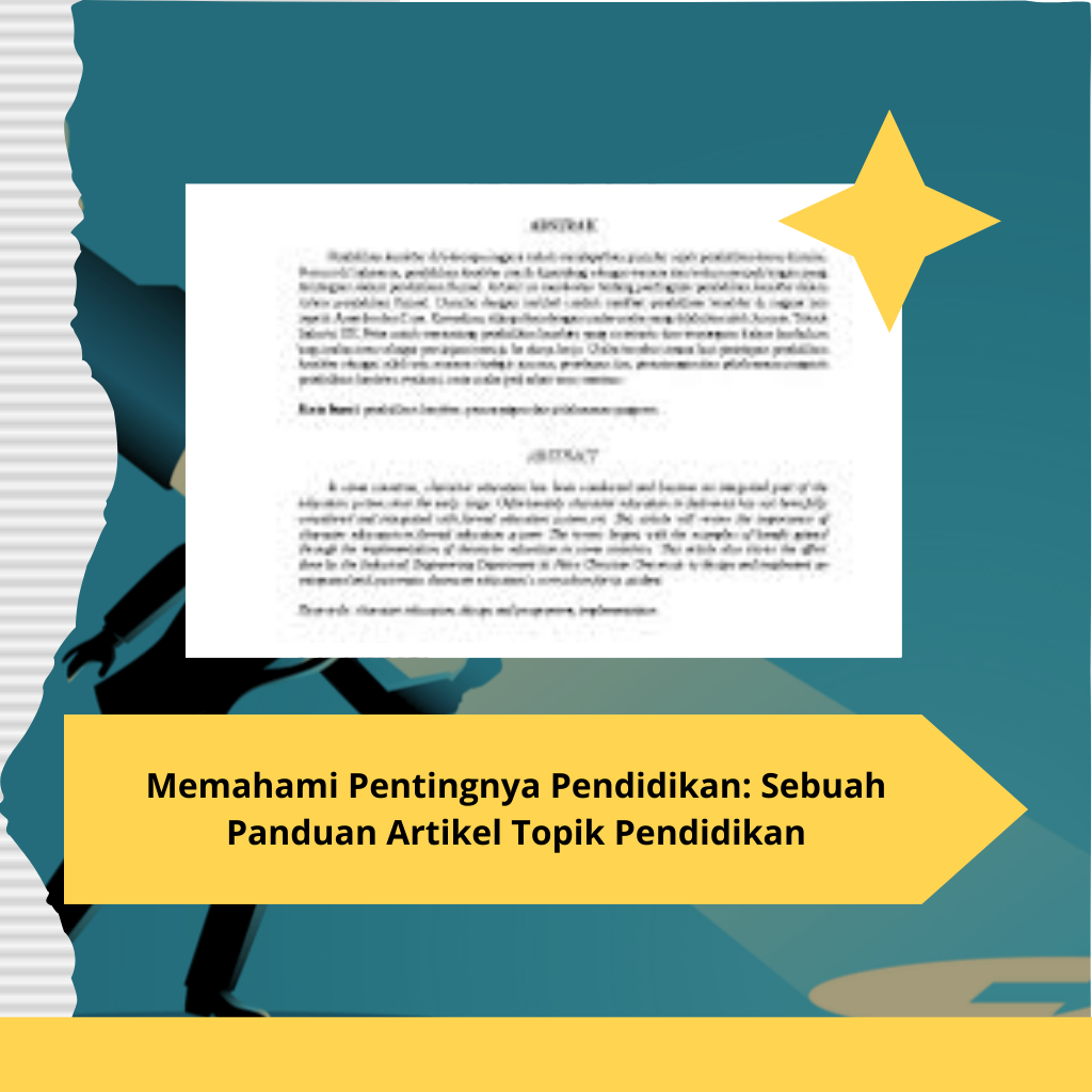 Memahami Pentingnya Pendidikan Sebuah Panduan Artikel Topik Pendidikan