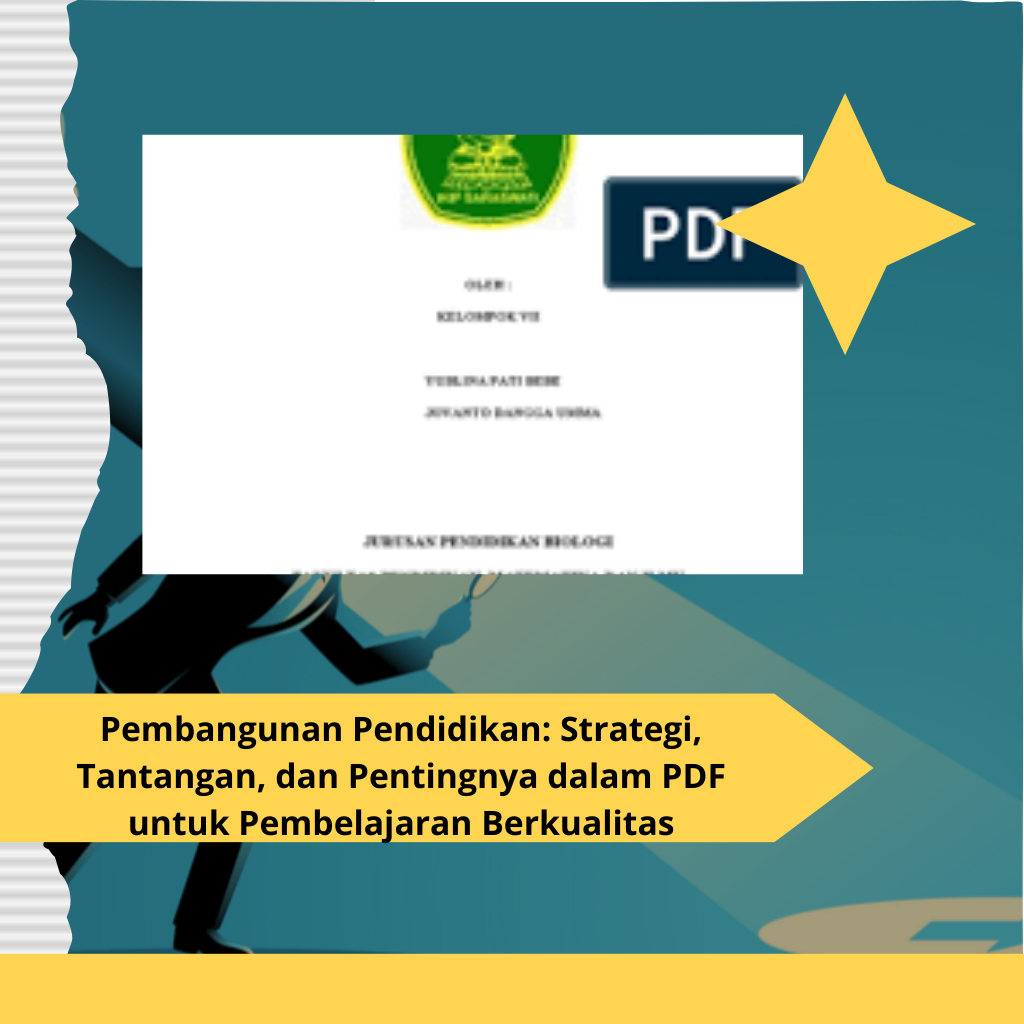 Pembangunan Pendidikan Strategi, Tantangan, dan Pentingnya dalam PDF untuk Pembelajaran Berkualitas