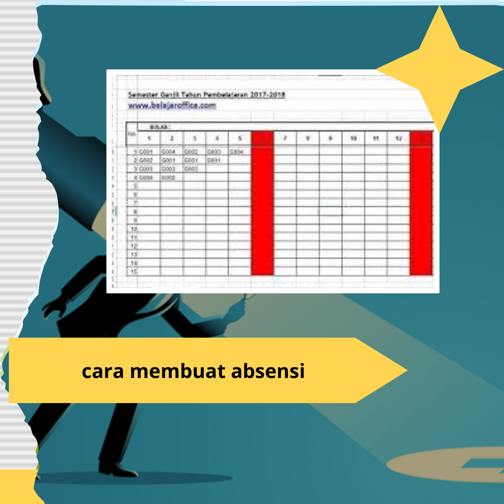 cara membuat absensi