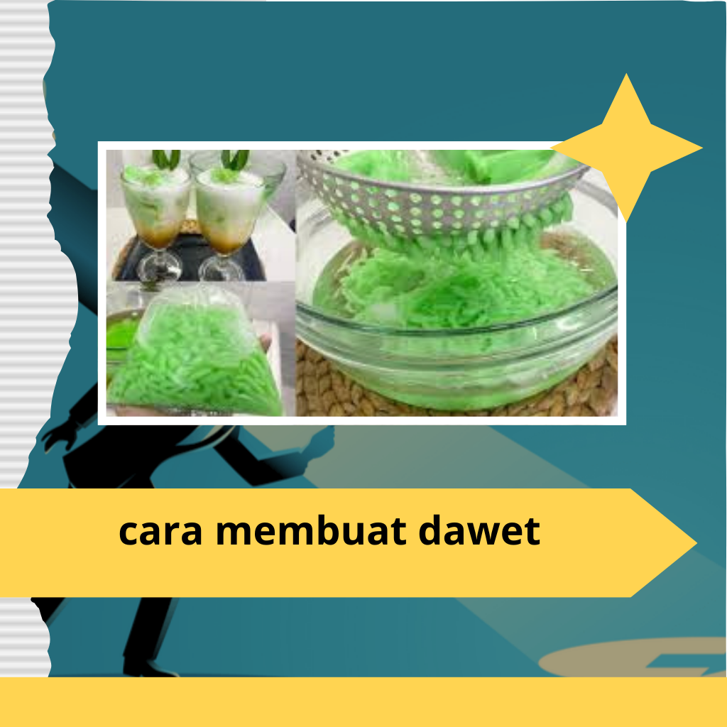 cara membuat dawet