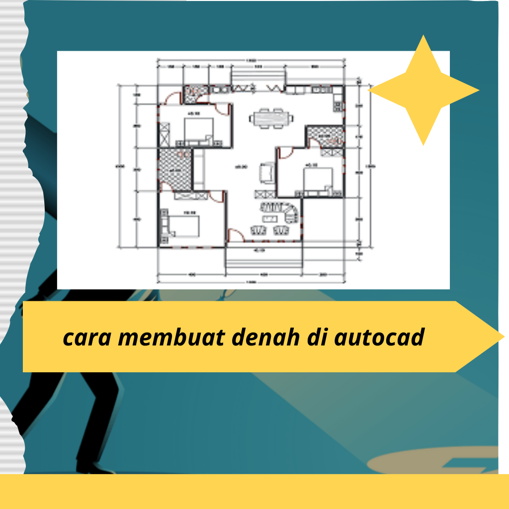cara membuat denah di autocad