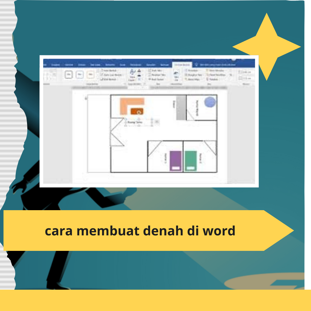 cara membuat denah di word