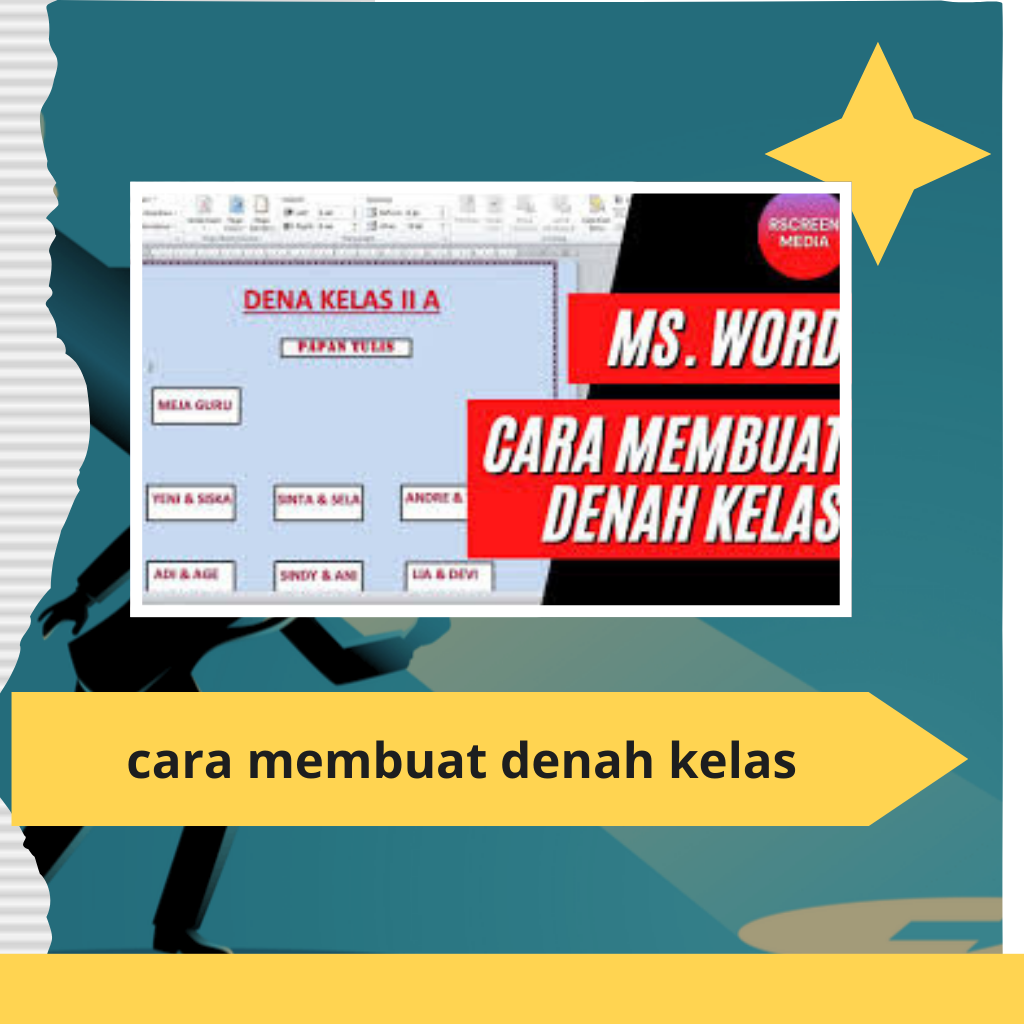 cara membuat denah kelas