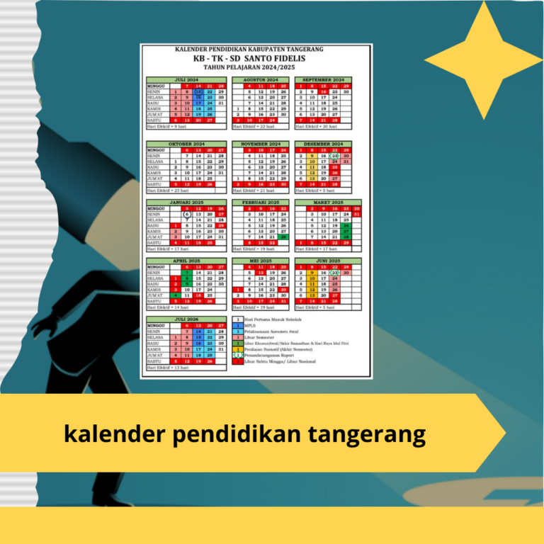 Kalender Pendidikan Tangerang Trending Topics