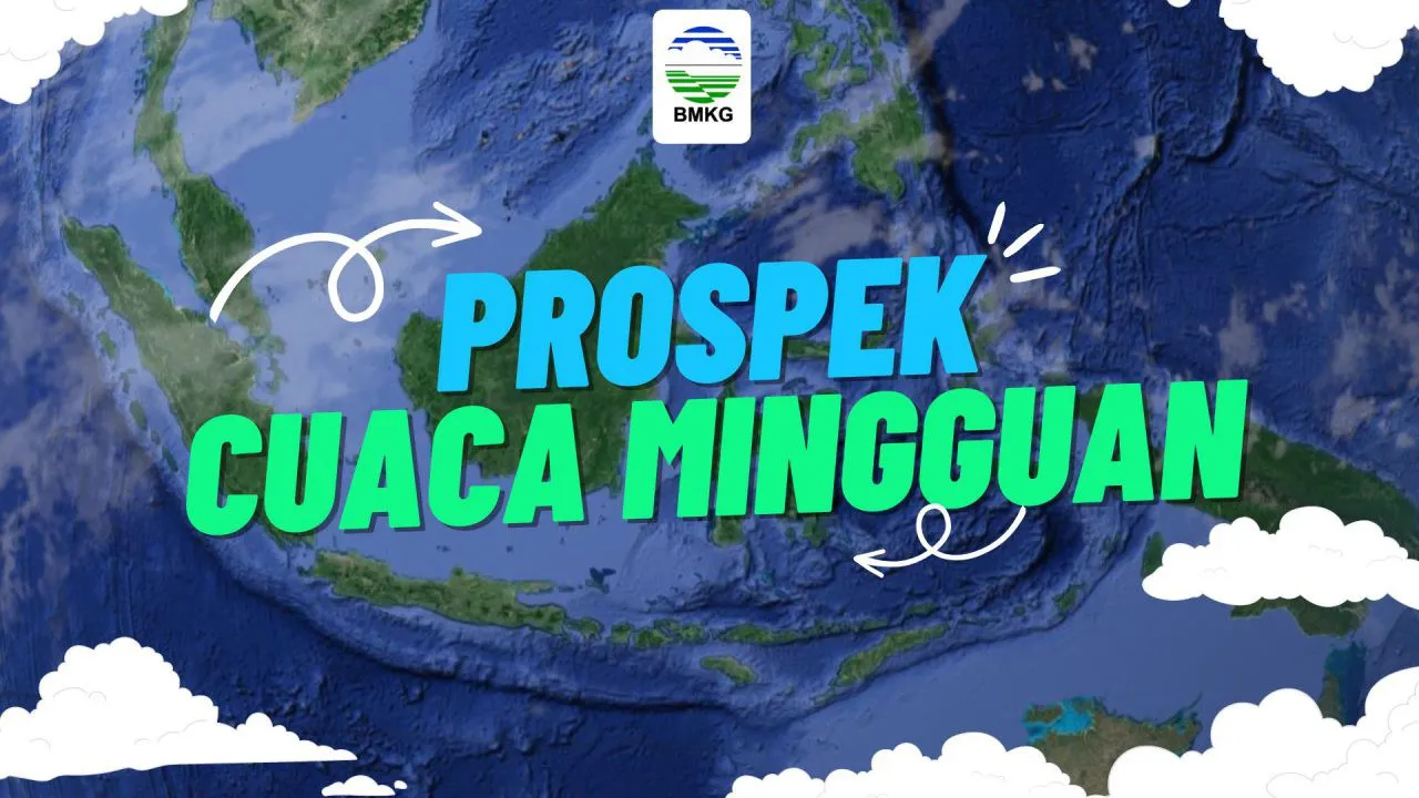 Prospek Cuaca Mingguan: 21–27 Februari 2025, Potensi Hujan Lebat dan Siklon Tropis di Indonesia