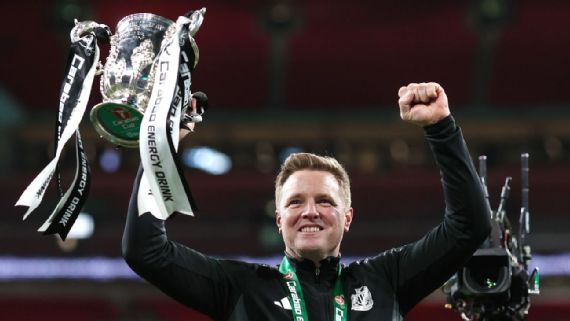 Newcastle Raih Piala Carabao, Eddie Howe Tantang Tim untuk Lebih Banyak Trofi
