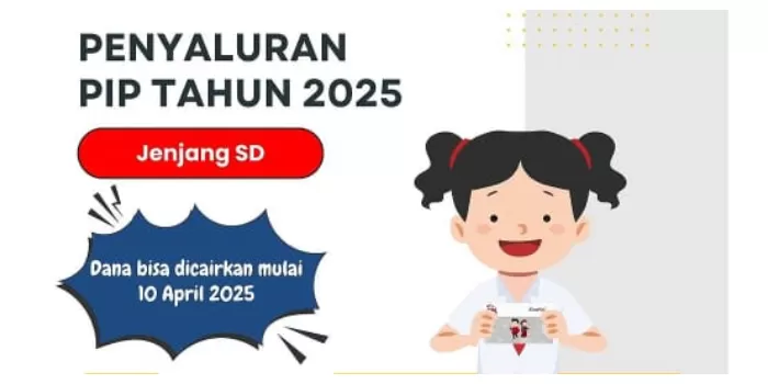 Pencairan Dana PIP 2025 untuk Jenjang SD Dimulai 10 April, Ini Jumlah Penerimanya