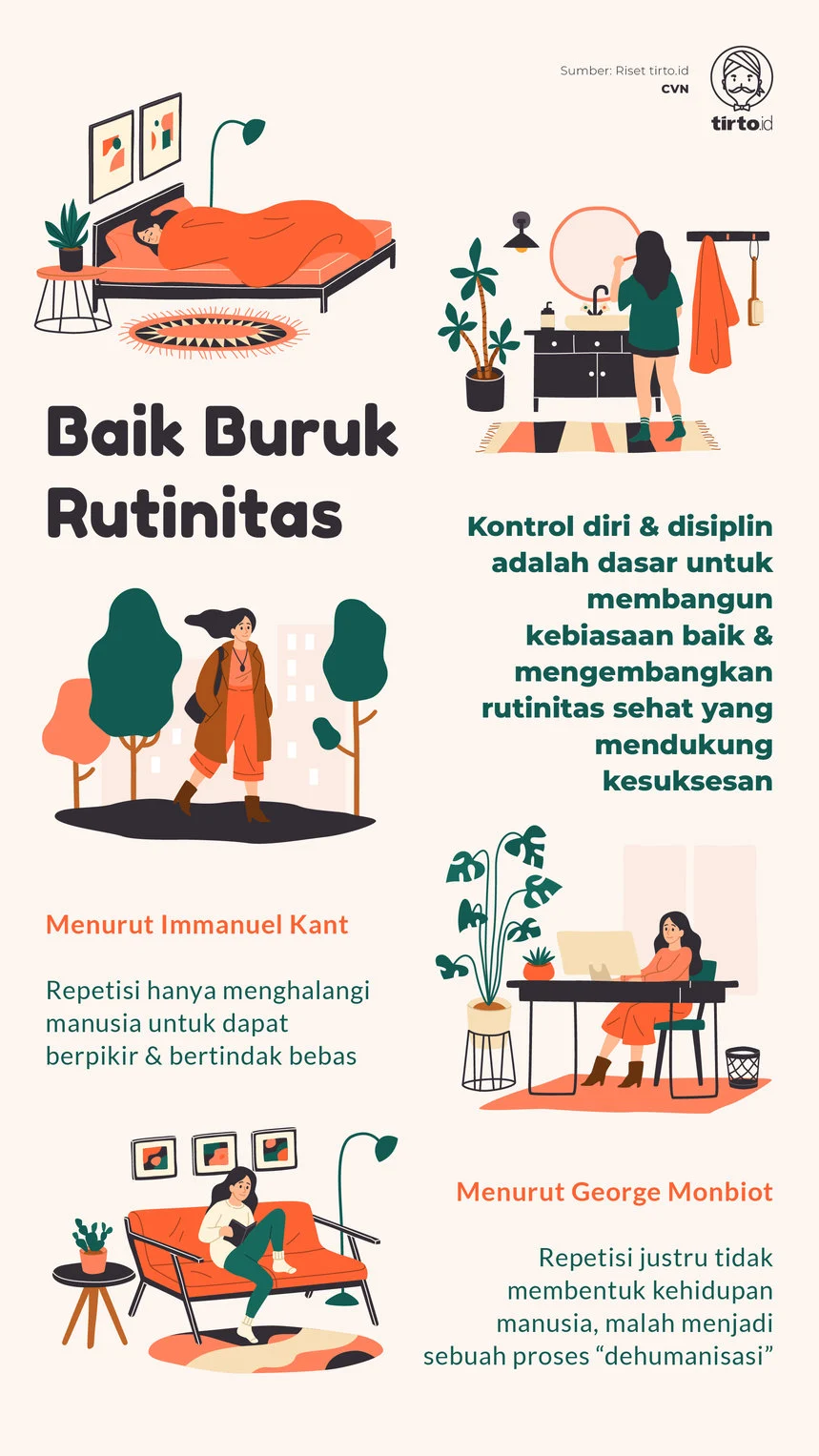 5 Kebiasaan Menjalani Rutinitas Harian Tanpa Terasa Membosankan Menurut Ilmu Psikologi