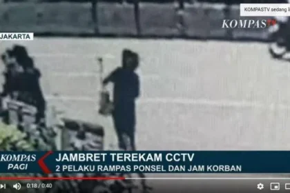 Aksi Jambret Ponsel di Jalan Sudirman Jakarta Pusat Terekam CCTV MRT, Pelaku Diburu Polisi