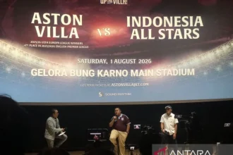 Aston Villa Siap Hadapi Indonesia All Stars dengan Skuad Kuat