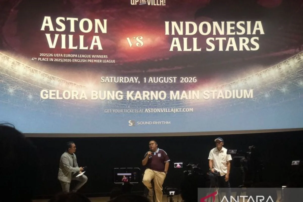 Aston Villa Siap Hadapi Indonesia All Stars dengan Skuad Kuat