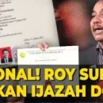 Emosional! Roy Suryo Tunjukkan Ijazah Doktor Asli dari UNJ, Bantah Tuduhan Ijazah Palsu