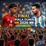 FIFA Tetapkan Durasi Half-Time Show Spanyol vs Argentina Final Piala Dunia 2026, Spanyol Juara!