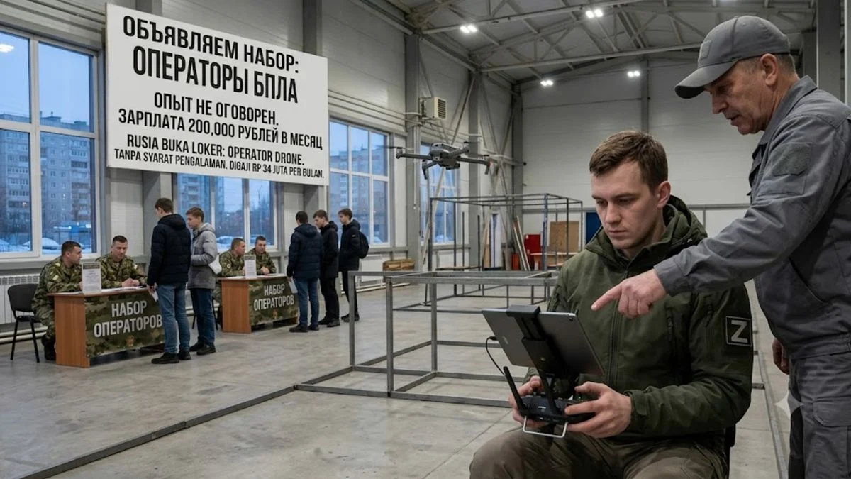Gaji Rp 34 Juta Per Bulan, Rusia Buka Lowongan Operator Drone Untuk Umum Tanpa Pengalaman