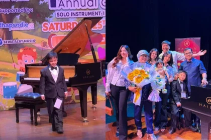 Gala Sky Debut Jadi Pianis Cilik, Keluarga Hadir Berikan Dukungan