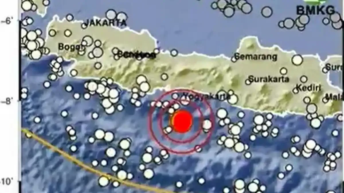 Gempa Terkini Guncang Cilacap Jawa Tengah, BMKG Catat Kedalaman 6 Km di Laut Selatan
