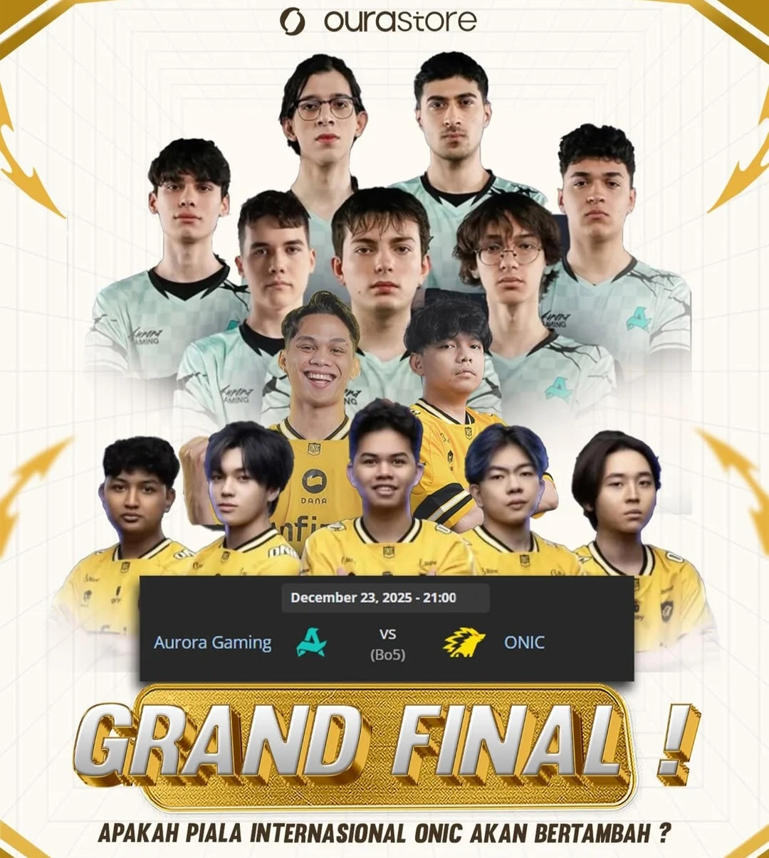 Jadwal EWC Terbaru: Onic Esports Hadapi Aurora Gaming di Perempat Final