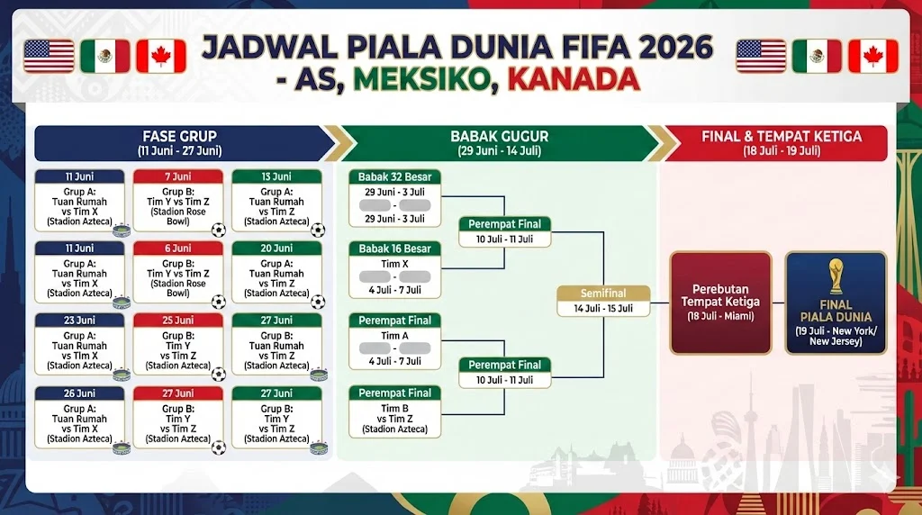 Kapan Final Piala Dunia 2026: Argentina Siap Menghadapi Spanyol