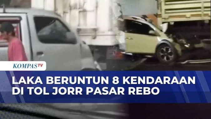 Kecelakaan Beruntun di Tol JORR Pasar Rebo, Libatkan Empat Mobil: Kronologi dan Penyebab