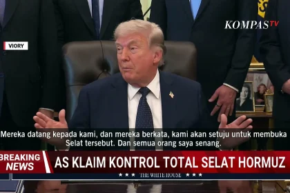 Konflik memanas, Donald Trump bersiap ambil alih kendali Selat Hormuz