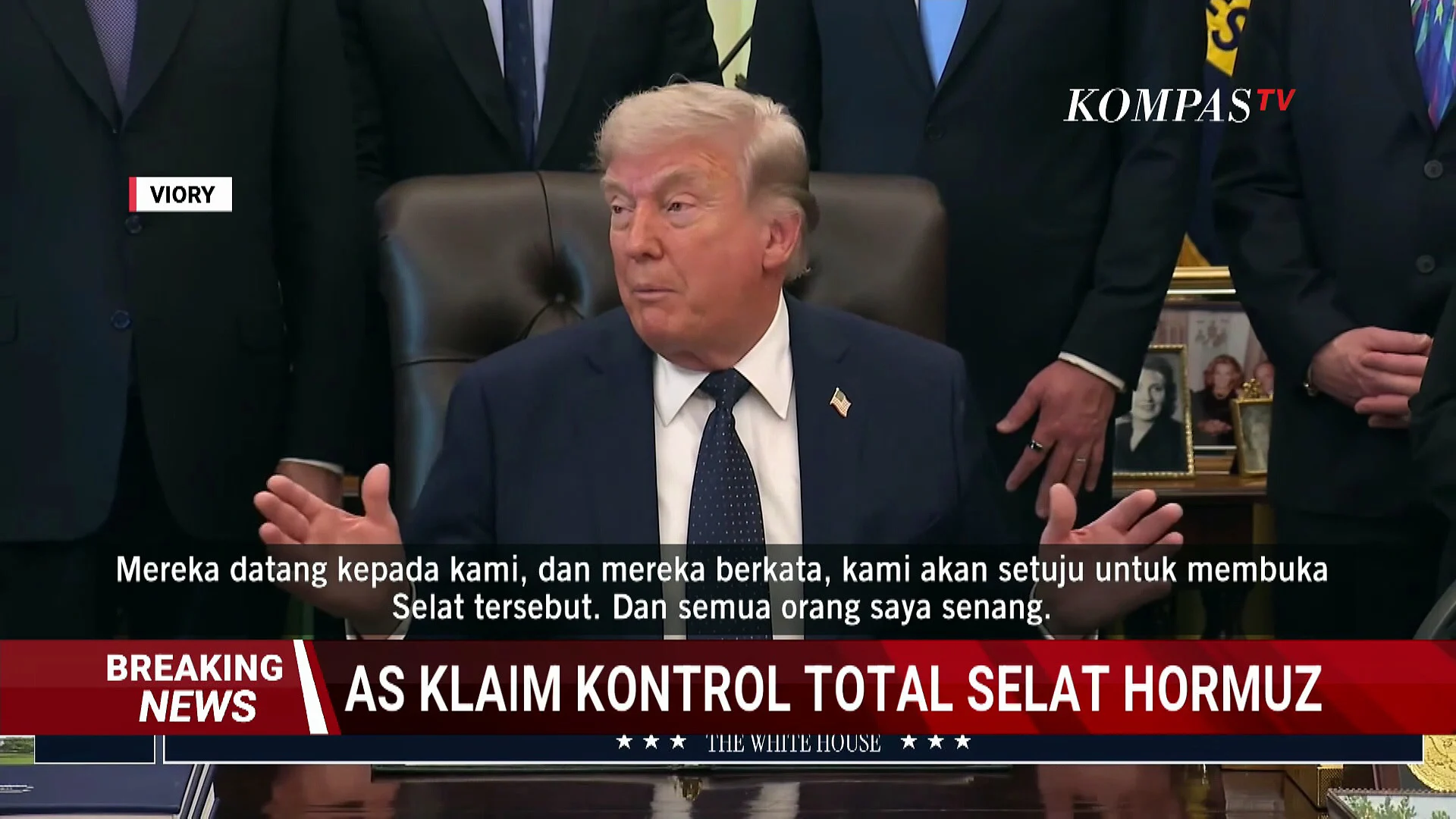 Konflik memanas, Donald Trump bersiap ambil alih kendali Selat Hormuz