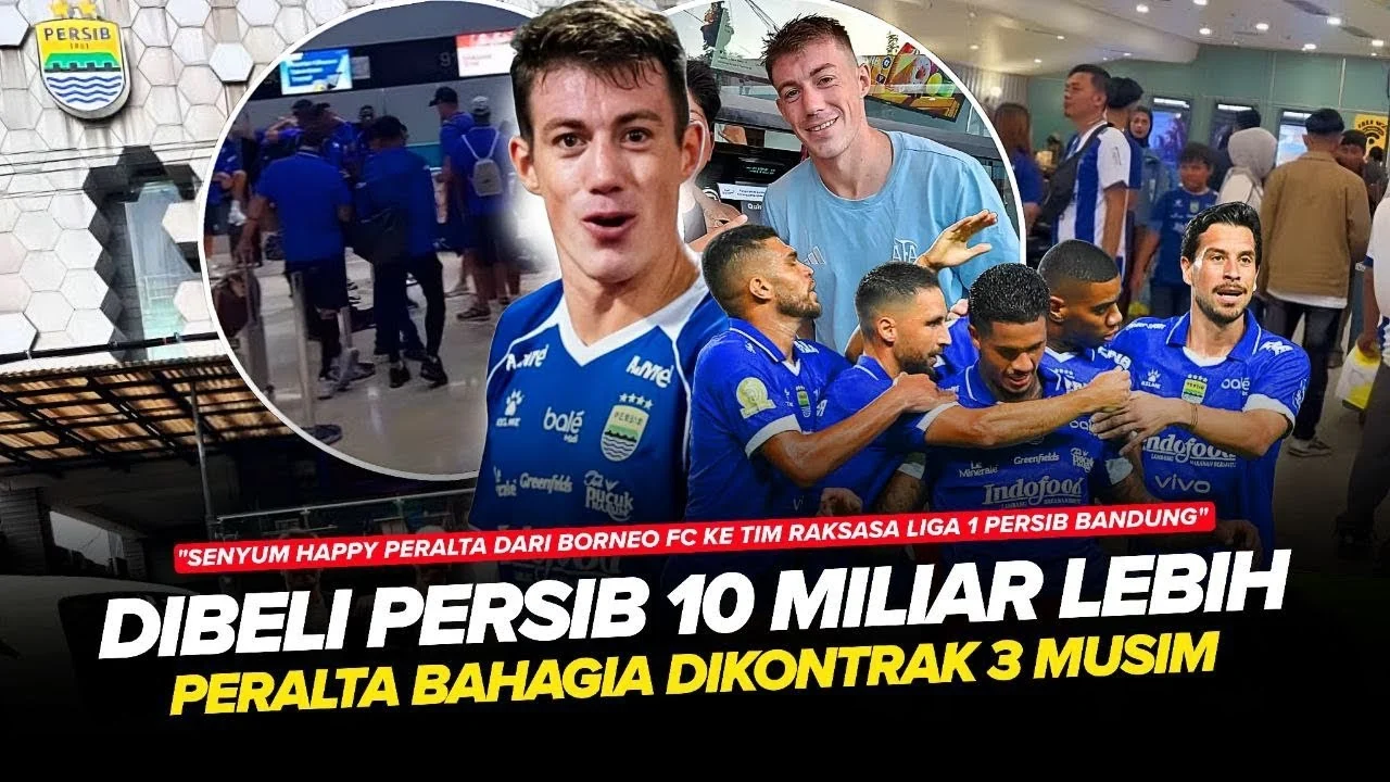 Mariano Peralta Resmi Tiba di Bandung! Bobotoh Beri Sambutan Meriah Bintang Baru Persib
