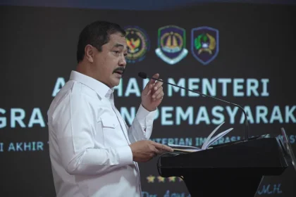 Menteri Agus Lantik Komjen Rudi sebagai Irjen Kemenimipas, Siap Perkuat Pengawasan Internal