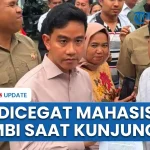 Momen Gibran dicegat mahasiswa, tagih janji selamatkan Candi Muaro Jambi imbas stockpile batu bara