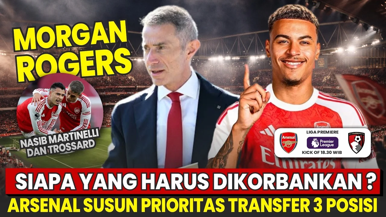 Morgan Rogers Incar Arsenal, Trossard Hengkang dan Strategi Transfer Masa Depan