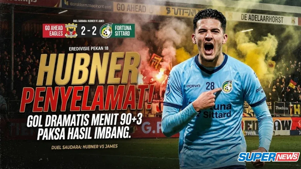 Nasib Justin Hubner untuk Piala AFF 2026 masih tanda tanya, cetak gol bersama Fortuna Sittard