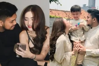 Nathalie Holscher Menikah dengan Aripat, Sule Cemburu Adzam Punya Papa Baru