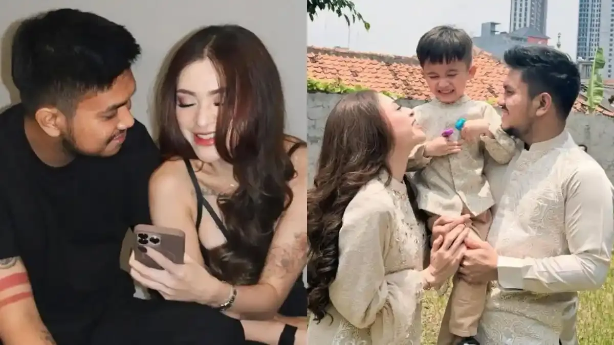 Nathalie Holscher Menikah dengan Aripat, Sule Cemburu Adzam Punya Papa Baru