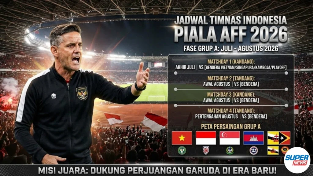 Piala AFF 2026: Jadwal Timnas Indonesia dan Persiapan Menuju Puncak