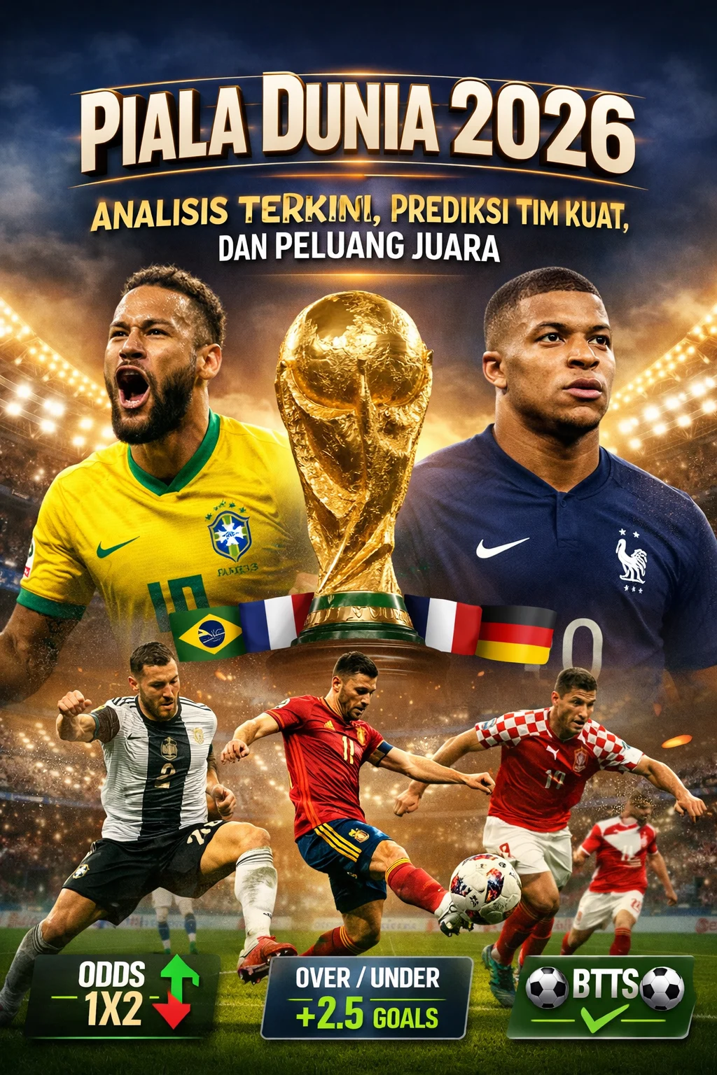 Piala Dunia 2026: Empat Tim Kuat Berebut Gelar Juara Final Piala Dunia