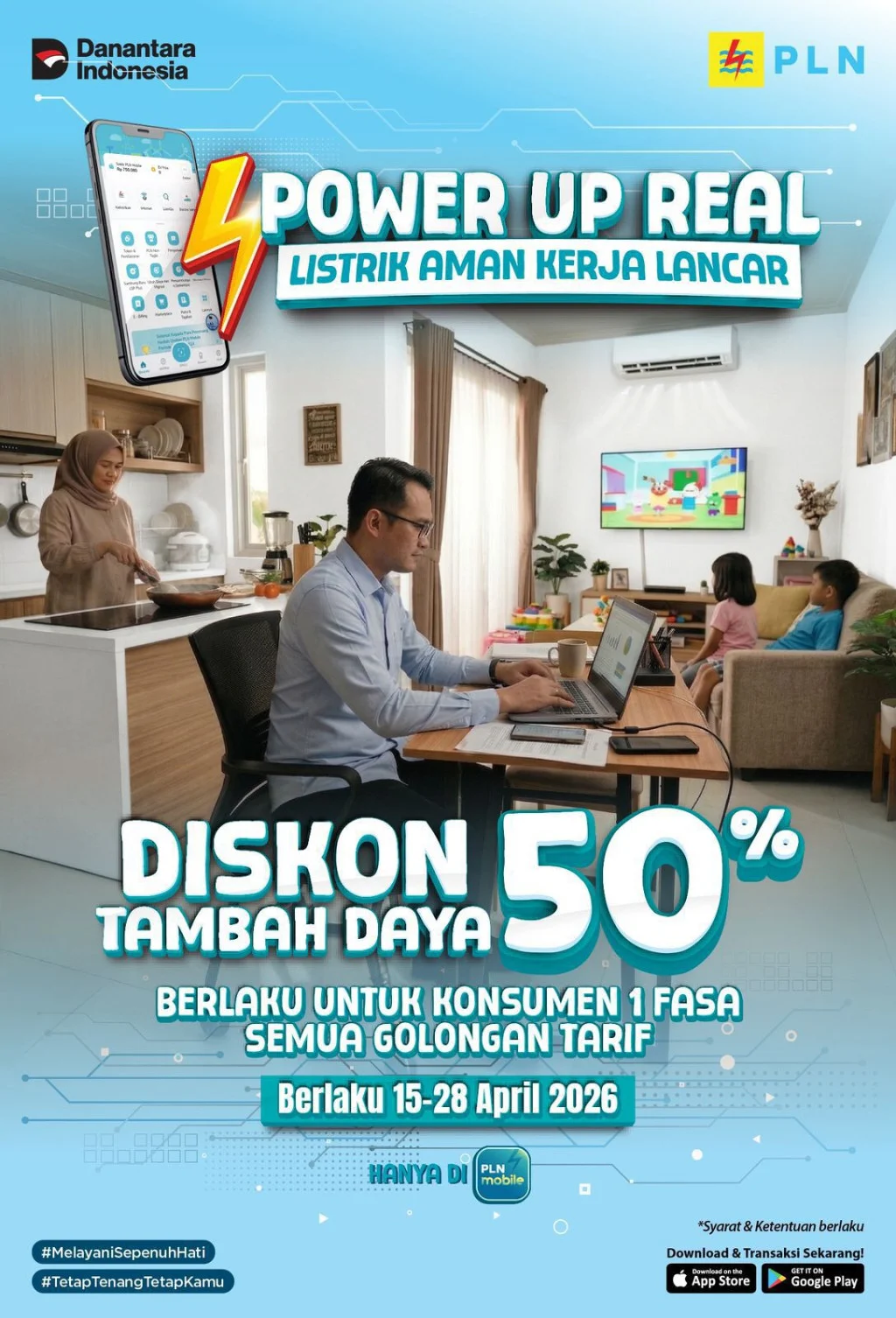 PLN Beri Diskon Tambah Daya 50 Persen Hingga 27 Juli 2026, Simak Syaratnya untuk Meningkatkan Kualitas Layanan