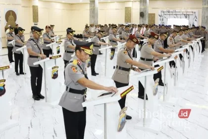 Polda Jateng Mutasi 16 Kapolres dan Kapolresta, Ini Daftarnya