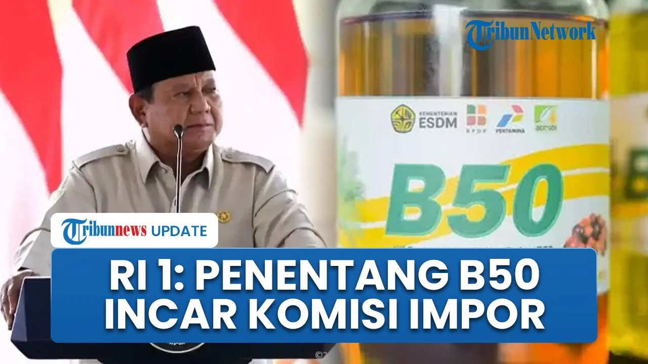 Prabowo Sentil Pihak yang Menentang BBM Baru B50, Incar Komisi dari Impor