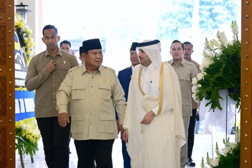 Presiden Prabowo Sampaikan Belasungkawa Atas Wafatnya Emir Qatar Sheikh Hamad bin Khalifa Al Thani