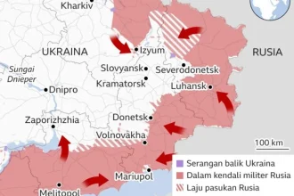 Rusia Hancurkan Benteng Strategis Pertahanan Ukraina di Donbass: Segera Kuasai Penuh Krasny Liman, Konflik Semakin Memanas