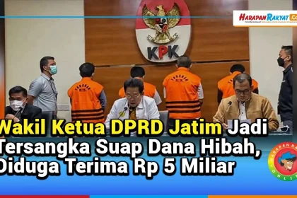 Siasat Moch Mahrus Suap Wakil Ketua DPRD Jatim Rp1,5 M, Emas 1 Kg dan Lunasi Rumah Demi Dana Hibah