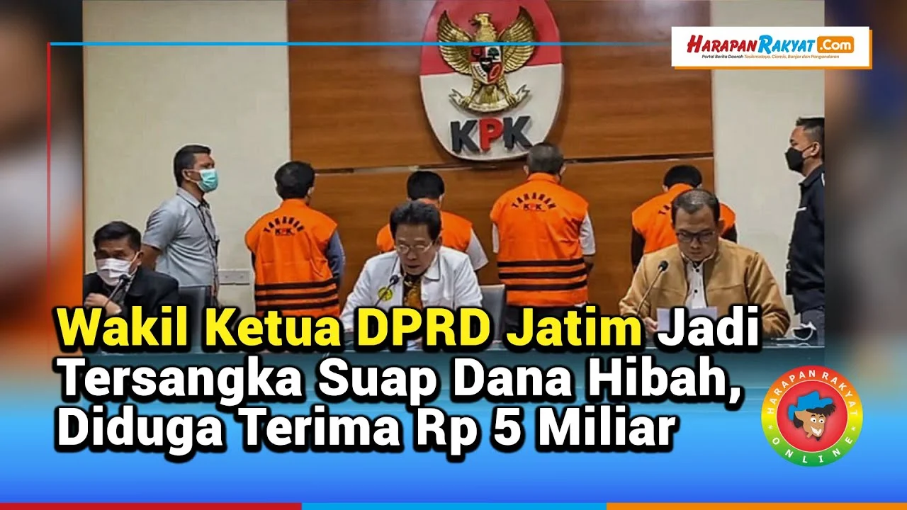 Siasat Moch Mahrus Suap Wakil Ketua DPRD Jatim Rp1,5 M, Emas 1 Kg dan Lunasi Rumah Demi Dana Hibah
