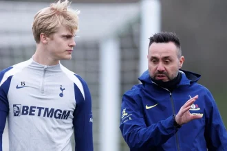 Spurs vs Sydney FC: De Zerbi Ingin Bergvall Tinggal di Tottenham