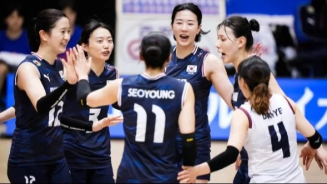 Timnas Voli Putri Korea Selatan Bangkit Usai Terdegradasi dari VNL, Srikandi Merah Putih Punya Peran Penting