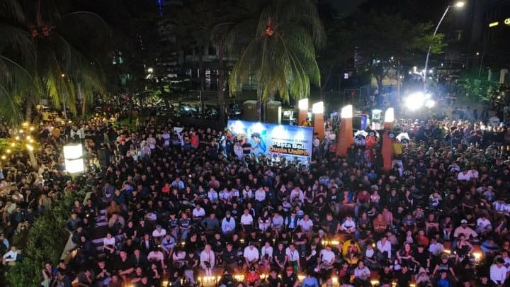 Unipin Gelar Nobar Final Piala Dunia 2026, Ribuan Warga Meriahkan Taman Barito