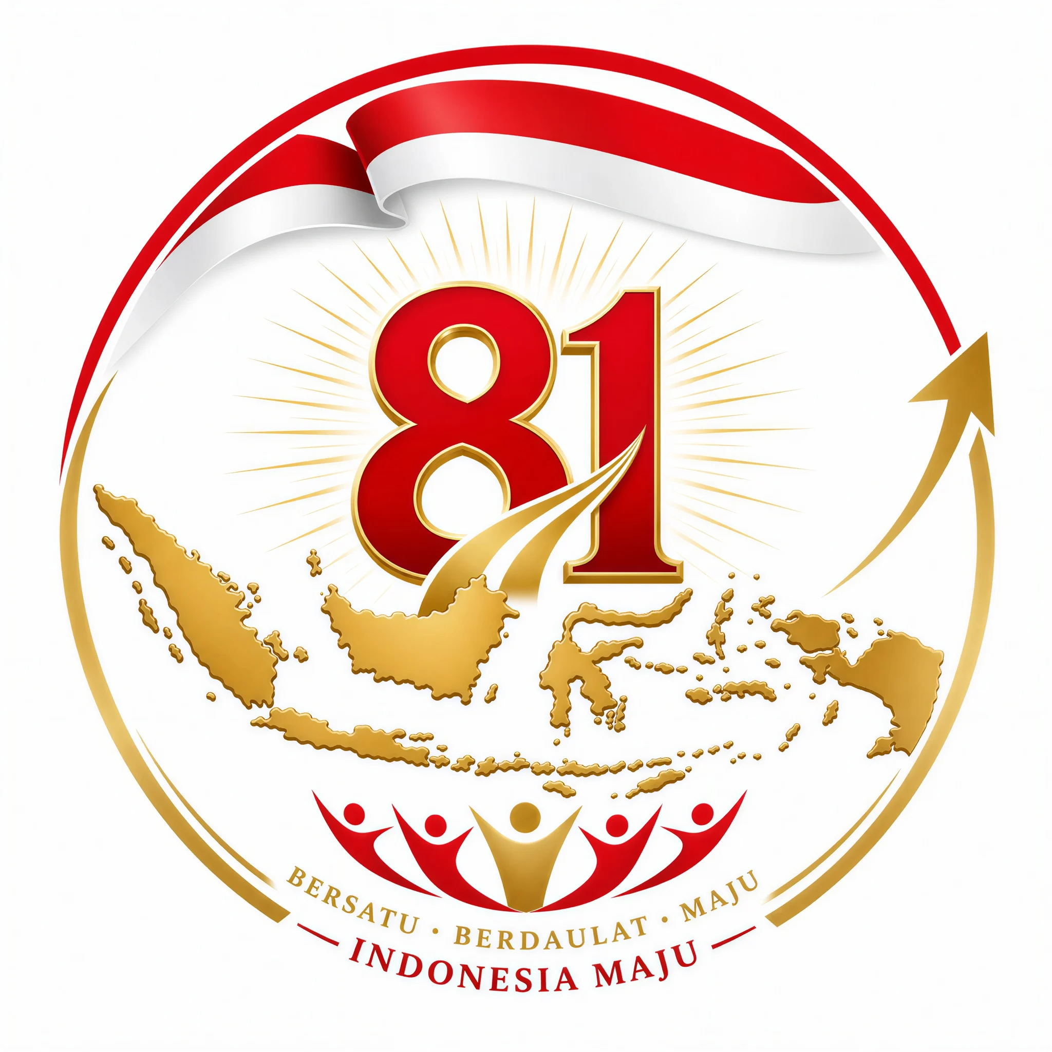 Peringatan HUT ke-81 RI: Pemerintah Luncurkan Logo Hut Ri 81 dan Sosialisasi Tema 'Indonesia Berdaulat, Adil, dan Makmur'